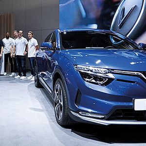 In Berlin war der VF 8 erstmals Anfang September auf der Elektronikmesse IFA zu sehen.(Bild:  IFA-Messe)