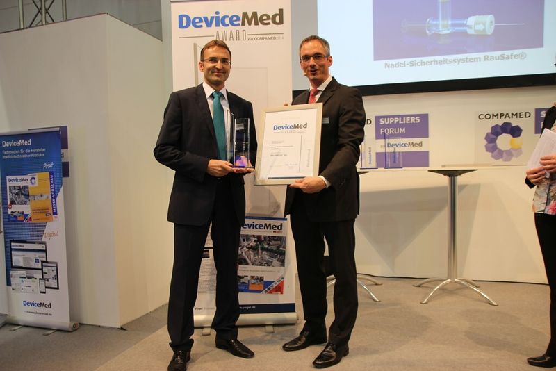 ... freut sich über den Preis in der Kategorie Medizinprodukte und Zubehör. (Bild: Finus)