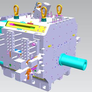 Mit neuen Anguss- und Entformungssystemen lassen sich mittels Direktanguss im Druckgießverfahren funktions- statt fließwegoptimierte Bauteildesigns herstellen.(Bild:  BMW)