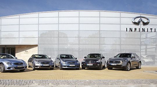 Fünf Modelle hat Infiniti derzeit in Europa zur Verfügung. Alle sind in Hamburg zu haben. (Archiv: Vogel Business Media)