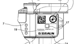 Tag für Tracking und Navigation eines Medizinprodukts (Bild: Aesculap/DPMA)