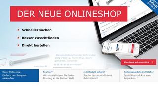 Übersichtlicher und mehr Möglichkeiten: der neue Onlineshop von Berner. (Foto: Berner)