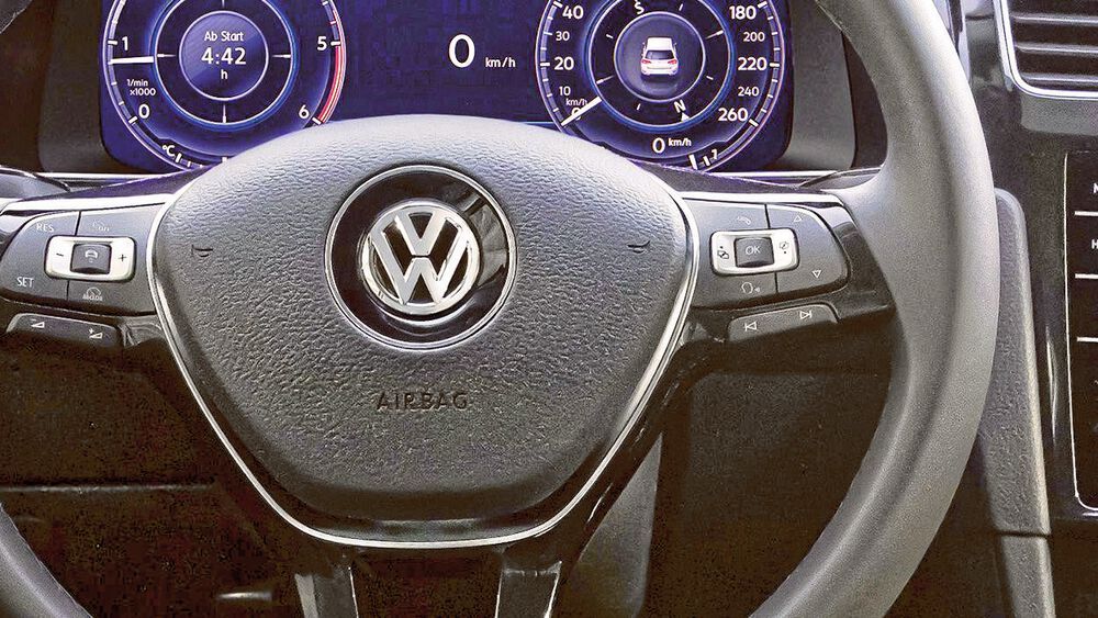 VWModelle bekommen wieder Tasten ans Lenkrad