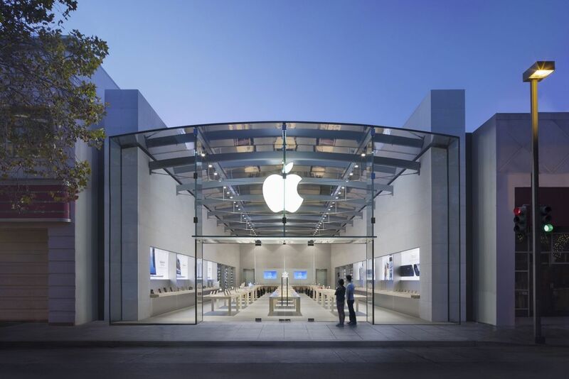 Ganz schön modern: Der Apple-Store in Palo Alto. (Bildquelle: Apple)