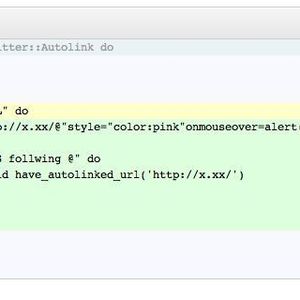 Ein Auszug aus dem Code des Patches, der die Lücke schon vor einem Monat geschlossen hat. Das dortige Beispiel ähnelt stark dem Code des Twitter-Wurms.