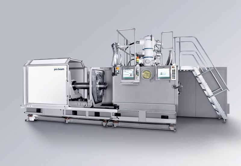 Das ist die Mikrobohranlage des Typs PK 20 von Pro-beam. Sie kann 3000 Löcher pro Sekunde bohren. (Bild: Pro-beam)