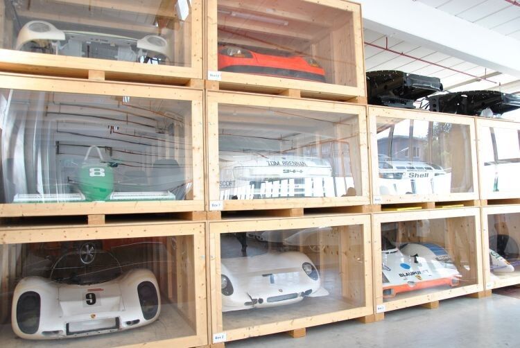 Setzkasten, Maßstab 1:1. Wertvolle Karosserien und wie man sie effektiv und sicher lagert. (Foto: Dominsky)