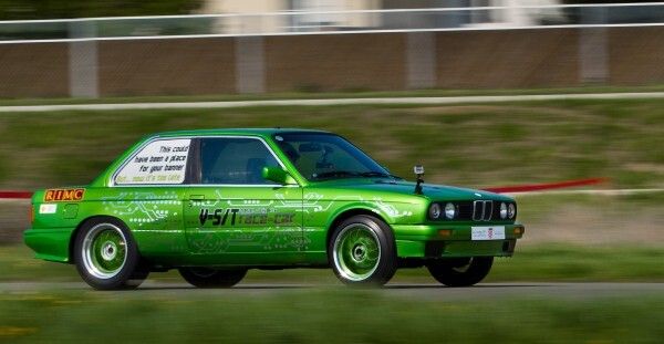 Der Rimac e-M3: der auf Elektroantrieb umgerüstete Oldtimer BMW E30 Baujahr 1984 auf Rekordfahrt (Rimac Automobili)