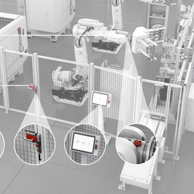 Mit der Kombination robuster Sicherheitskomponenten und IO-Link Safety erschließt EUCHNER neue Möglichkeiten für eine durchgängige, sichere Kommunikation in der Automatisierung. (Bild: Euchner)