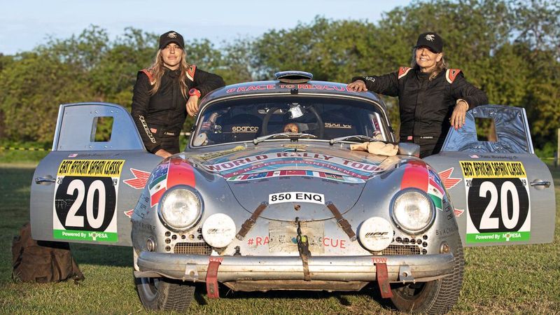 Mit viel Elan bereitet sich Renée Brinkerhoff auf die letzte Etappe ihrer „Project 356 World Rally Tour“ vor. Und Brinkerhoff übertreibt nicht, wenn sie von einer „Welttournee“ spricht. Am Steuer ihres Porsche 356 A, Baujahr 1956, ist sie bereits auf sechs verschiedenen Kontinenten Rennen gefahren, um auf ihre Stiftung für den Kampf gegen Kinderhandel aufmerksam zu machen.  (Bild: Porsche AG)