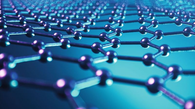 1) Graphen – Das stärkste Material der Welt Graphen besteht aus einer einzigen Lage Kohlenstoffatome in Wabenstruktur. Es ist 200-mal stärker als Stahl, leitet Strom besser als Kupfer und ist dabei völlig transparent. Andre Geim und Konstantin Novoselov entdeckten es 2004 an der University of Manchester mit der „Tesafilm-Methode“ und erhielten dafür 2010 den Nobelpreis für Physik. Von flexiblen Displays bis zu ultraschnellen Computerchips bringt es neue Möglichkeiten in die Elektronik. Heute sind auch weitere spezielle Kohlenstoffstrukturen bekannt, wie der Platz 4 in dieser Bildergalerie.   Quelle: DPG-Themenheft zu Graphen und Kohlenstoff-Nanoröhren (Deutsche Physikalische Gesellschaft). Entdeckung: Welt der Physik - Physik-Nobelpreis an Andre Geim und Konstantin Novoselov    LP-Lesetipp: Schnelle Energiespeicher aus Graphen (Bild: © rost9 - stock.adobe.com)