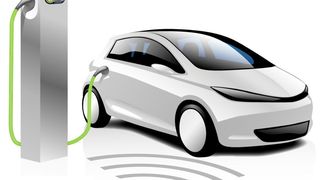 Eine belegte Ladestation: Dank spezieller Parksensoren lässt sich nun der Status von Parkflächen vor Ladesäulen ermitteln. (Bild: Hubject)