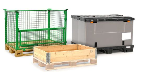 Palettenaufsatzrahmen bietet Kruizinga in den verschiedensten Varianten an.(Bild:  Kruizinga)