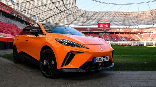 MG ist künftig Automobilpartner von Bayer Leverkusen.(Bild:  Bayer 04 Leverkusen)