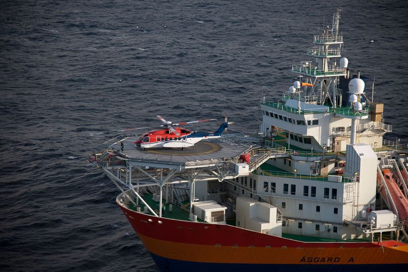 The Asgard A drillship (Picture:  Øyvind Hagen/Statoil ASA)