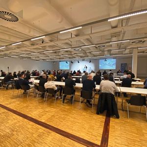 Le Séminaire d'usinage Swissmem 2026 à rassemblé une centaine de personnes au centre Beaulieu à Lausanne.(Source :  Marina Hofstetter)