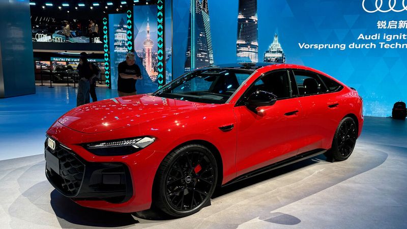 Audi zeigt in Shanghai unter anderem eine verlängerte Version des neuen A5 Sportback. (Bild: sp-x)