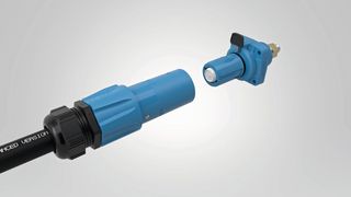 Der Rundsteckverbinder Epic Powerlock zeichnet sich vor allem durch seinen neu entwickelten Entriegelungs- und Montagemechanismus aus. (Bild: Lapp)