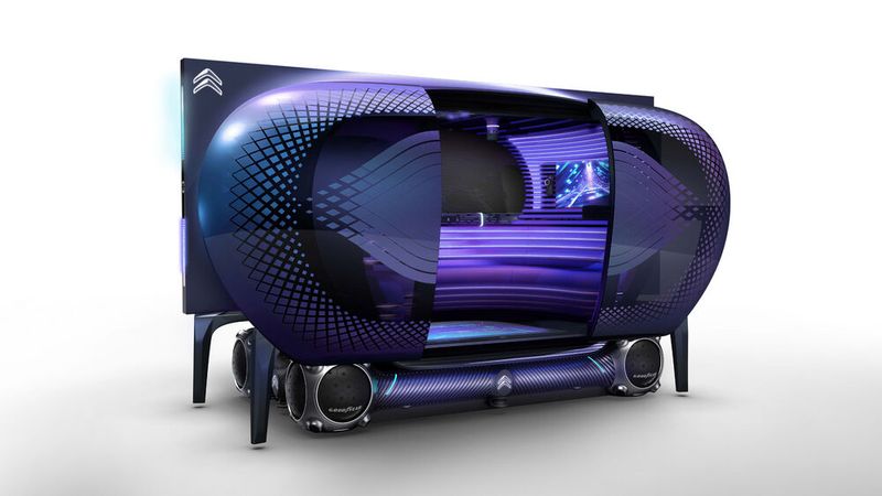 Der „Immersive-Air“-Pod war physisch auf der Shanghai Messe erlebbar. (Bild: Autoren-Union Mobilität/Citroën)