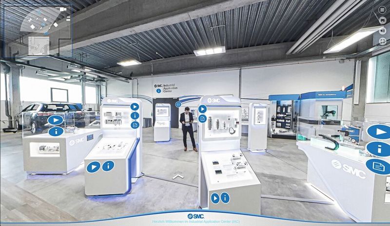 Vernetzte Entwicklung: Im neuen Industrial Application Center in Dresden arbeiten Anwender und Experten Hand in Hand an der Automatisierung von morgen. (Bild: SMC Deutschland)