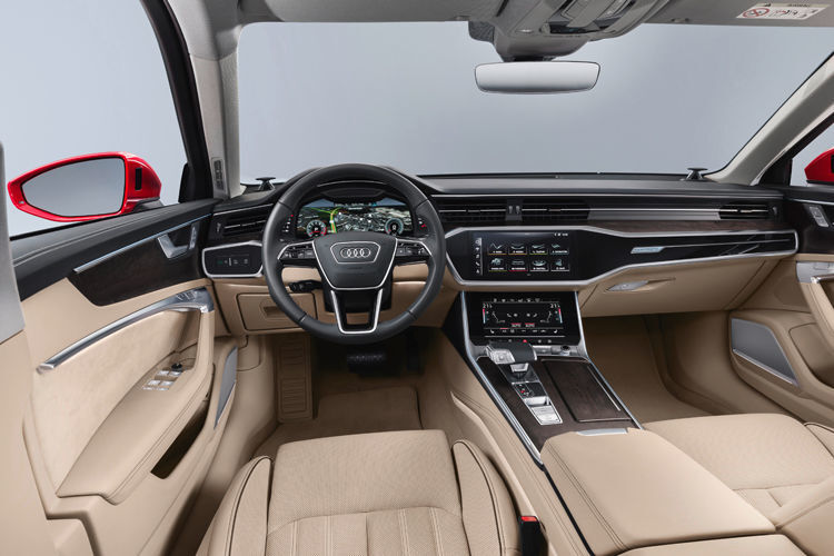 Den Innenraum des A6 hat Audi umfangreich modernisiert. (Audi)