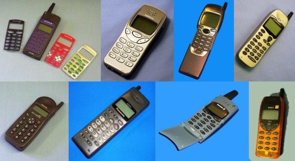 2G-Mobiltelefone aus den Jahren 1991 bis 2006 (Bild: University of Salford)