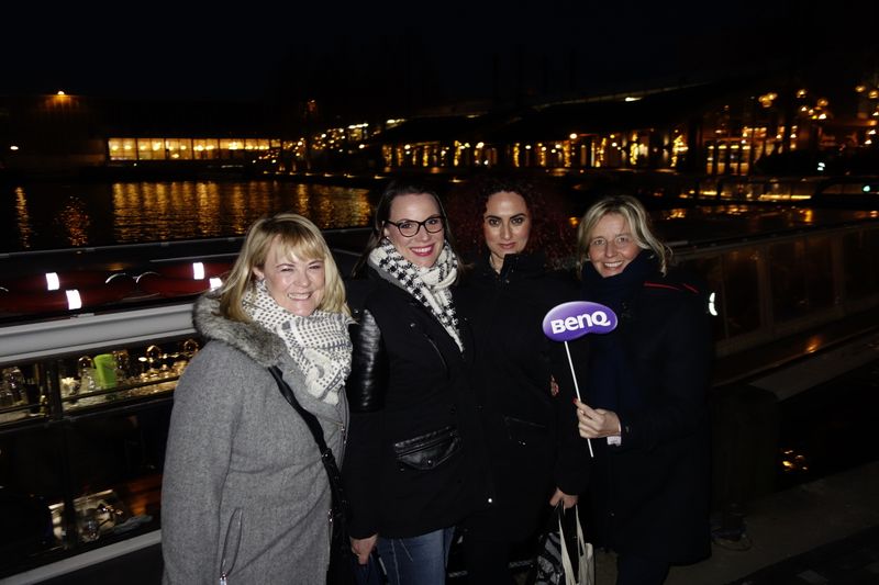 (v. l.) Janet Spacey, Spacey PR, Sabrina Hoefs, ALSO, Besa und Stephanie Steen, IT-BUSINESS, freuen sich auf den Abend mit BenQ. (Bild: IT-BUSINESS)