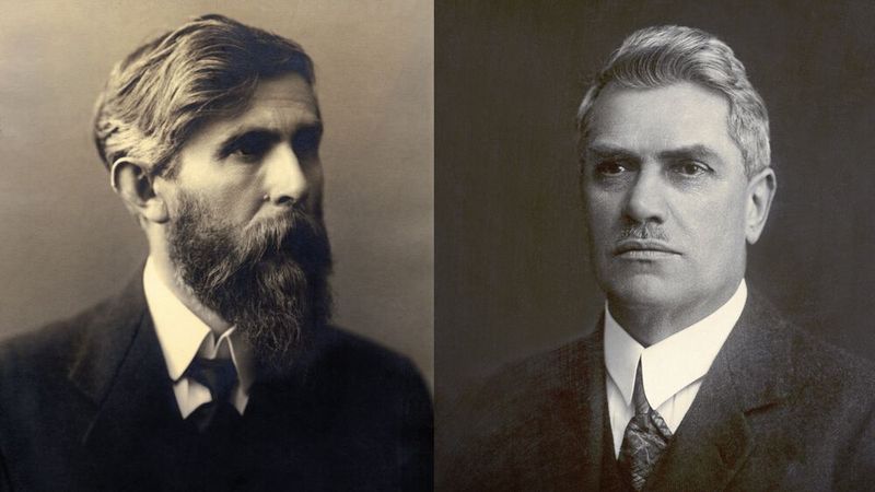 Kurz vor Weihnachten 1895 legten Václav Laurin (re.) und Václav Klement den Grundstein für das heutige Weltunternehmen in Mladá Boleslav. (Bild: Skoda)