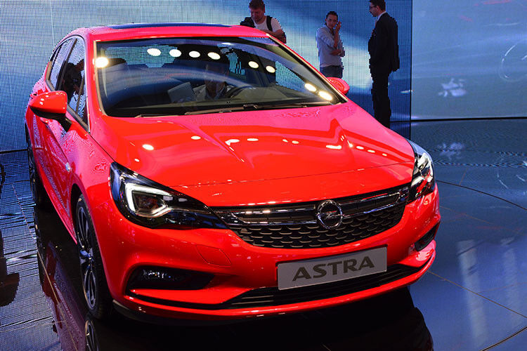 Seine Weltpremiere feiert der neue Opel Astra. (Foto: Seyerlein)