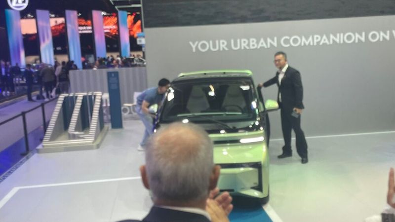 Auf der IAA Mobility 2025 präsentierte sich der Kleinstwagen-Hersteller Linktour. (Bild: Grimm – VCG)