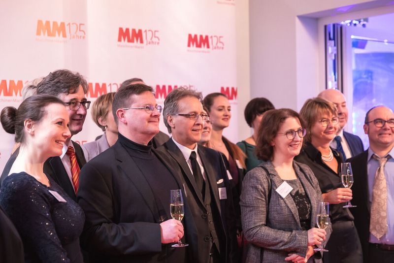 Die Macher des MM Maschinenmarkt standen im Mittelpunkt der Feierlichkeiten (Stefan Bausewein)