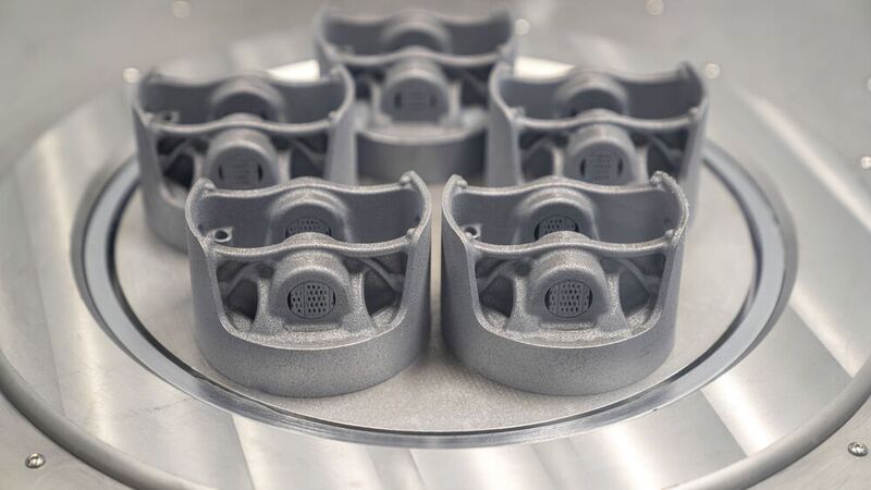 Porsche arbeitet zusammen mit Mahle am 3D-gedruckten Hochleistungskolben. (Porsche)
