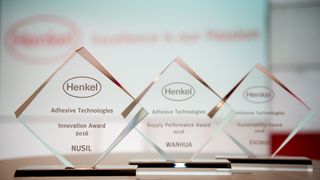 Henkel Adhesive Technologies Supplier Award 2016: Auszeichnungen gab es in diesem Jahr für die Unternehmen Wanhua, NuSil und Evonik. (Steffen Hauser)