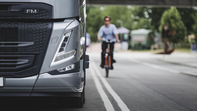 Volvo hat im Test von Euro NCAP fünf Sterne für seine Modelle FM und FH erhalten.(Bild:  Volvo)
