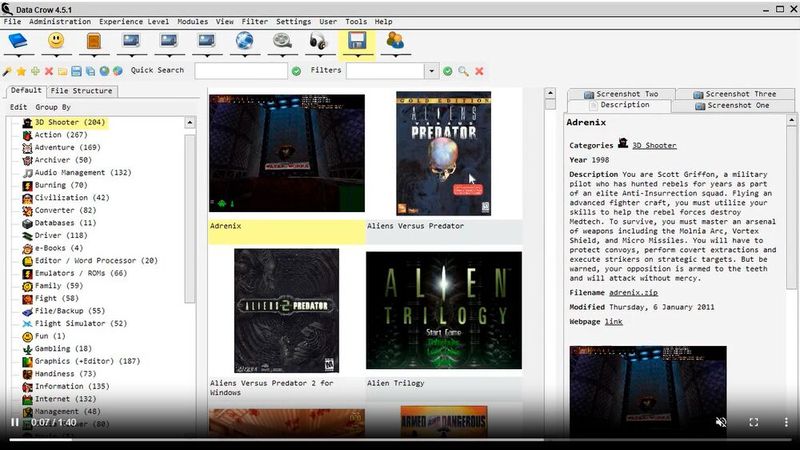 Data Crow hilft bei der Verwaltung von Mediensammlungen.(Bild:  Joos – Robert Jan van der Waals)