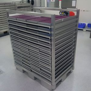 Gestell mit den Vials