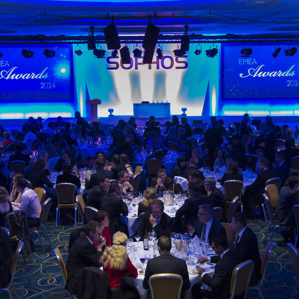 Im feierlichen Rahmen verlieh Sophos die Partner Awards 2014. (Sophos)