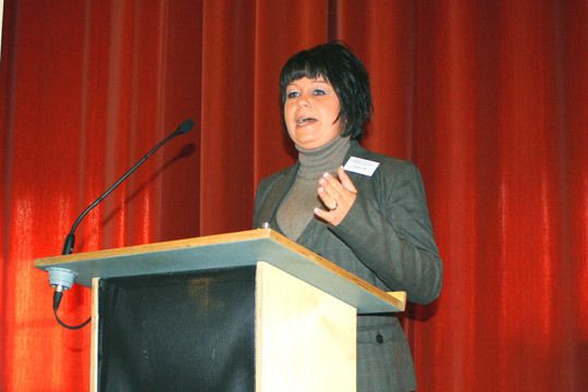 Christina Haese berichtete aus dem Arbeitskreis Aftersales. (Vera Scheid)