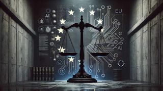 Mit dem AI Act hat die EU das weltweit erste Gesetz zu KI verabschiedet. Wie können sich Unternehmen auf die Verordnung vorbereiten?  (Bild: Dall-E / KI-generiert)