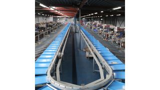 Die Anlage von Optimus Sorters wird sowohl für Inbound als auch Outbound verwendet. (Bild: Optimus Sorters)
