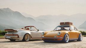 Louis Vuitton has given two Porsche 911 conversions by Singer a more luxurious touch. (Source: Singer)