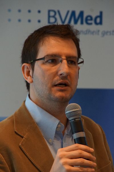„Innovationen sind ein Prozess, der nur gemeinsam gestaltet werden kann“, sagt Jorge Juan Fernandez Garcia, Director „E-Health & Health 2.0“ im größten Kinderkrankenhaus in Spanien. (Bild: BVMed)