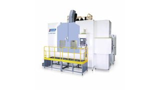 Bild 1: Das Dreh-Fräszentrum UVA VL 2000 Multi ist komplett mit Steuerungs- und Antriebstechnik von Siemens ausgestattet. (Bild: Siemens)