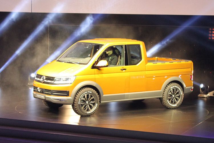 ...feierte der Tristar am ersten Pressetag der IAA am VW-Stand. (Foto: Richter)