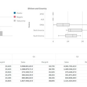 Qlik Sense wurde dagegen als Datenexplorationsplattform konzipiert.(Bild:  Vision 11)
