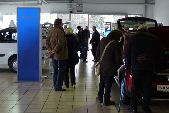 Auch die Marke Dacia hatte viele Interessenten. (Archiv: Vogel Business Media)
