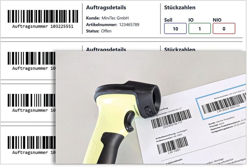 Kürzere Durchlaufzeiten und effizientere Prozesse: Stückzahl-Vorgaben aus dem Auftrag werden in der Montageanweisung hinterlegt und die Montage so lange wiederholt, bis die gewünschte Stückzahl erreicht ist. (Bild: Minitec)
