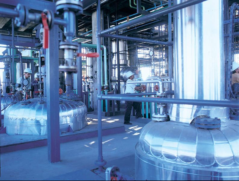Eine Anlage der Gwalior Chemical am Standort Nagda  (Bild: Lanxess)