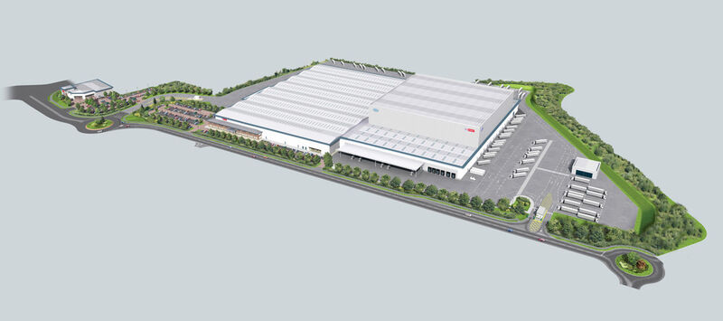 Blick auf ein Logistikzentrum von Morris. Die Briten zahlen 47 Mio. Euro für die Swisslog Technik. (Bild: TJ Morris)