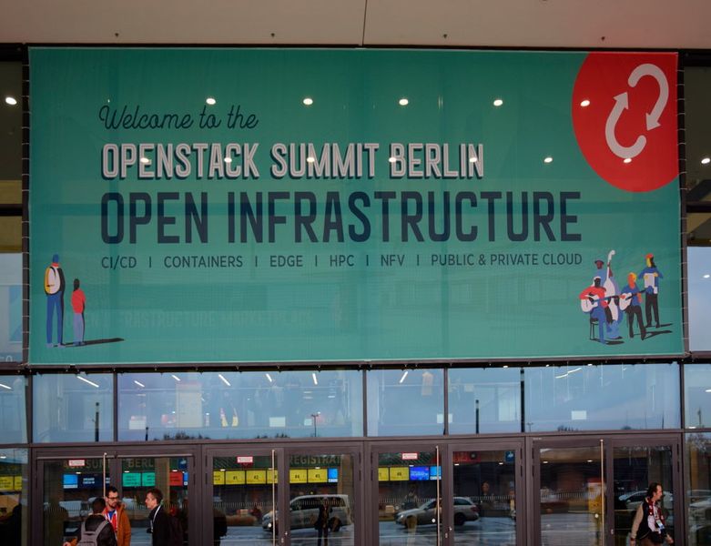 Der Berliner Summit markiert unübersehbar die Erweiterung von OpenStack. In Zukunft steht OpenStack nicht nur für Cloud, sondern auch für Open Infrastructure. (Ludger Schmitz / CC BY 3.0)